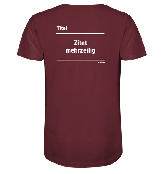 Zitat mit Author - Organic Shirt Statement Maker Shirt Organic Shirt statementmaker True Statement