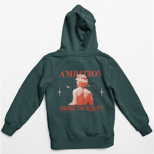 Ambition Change the Reality Herren - Organic Hoodie Glazed Green Hoodies Organic Hoodie True Statement