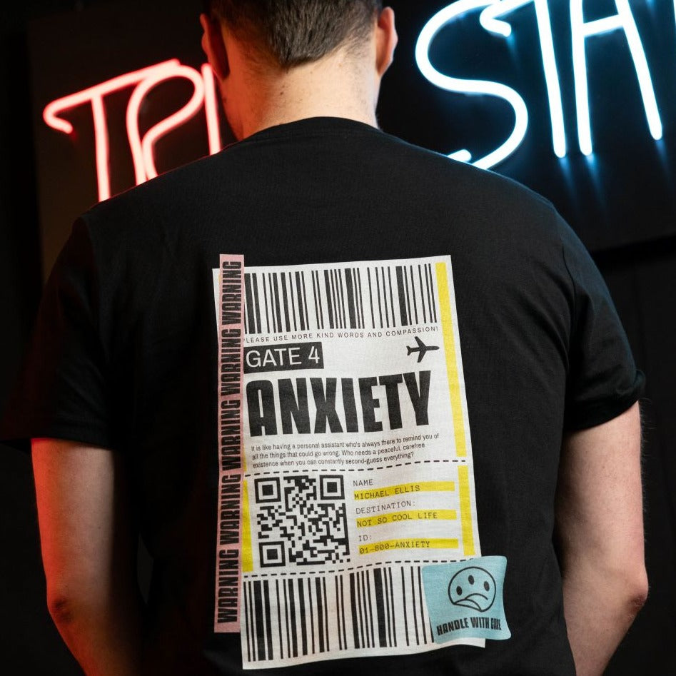 Anxiety Ticket Herren - Organic Shirt Herren Shirt Organic Shirt True Statement