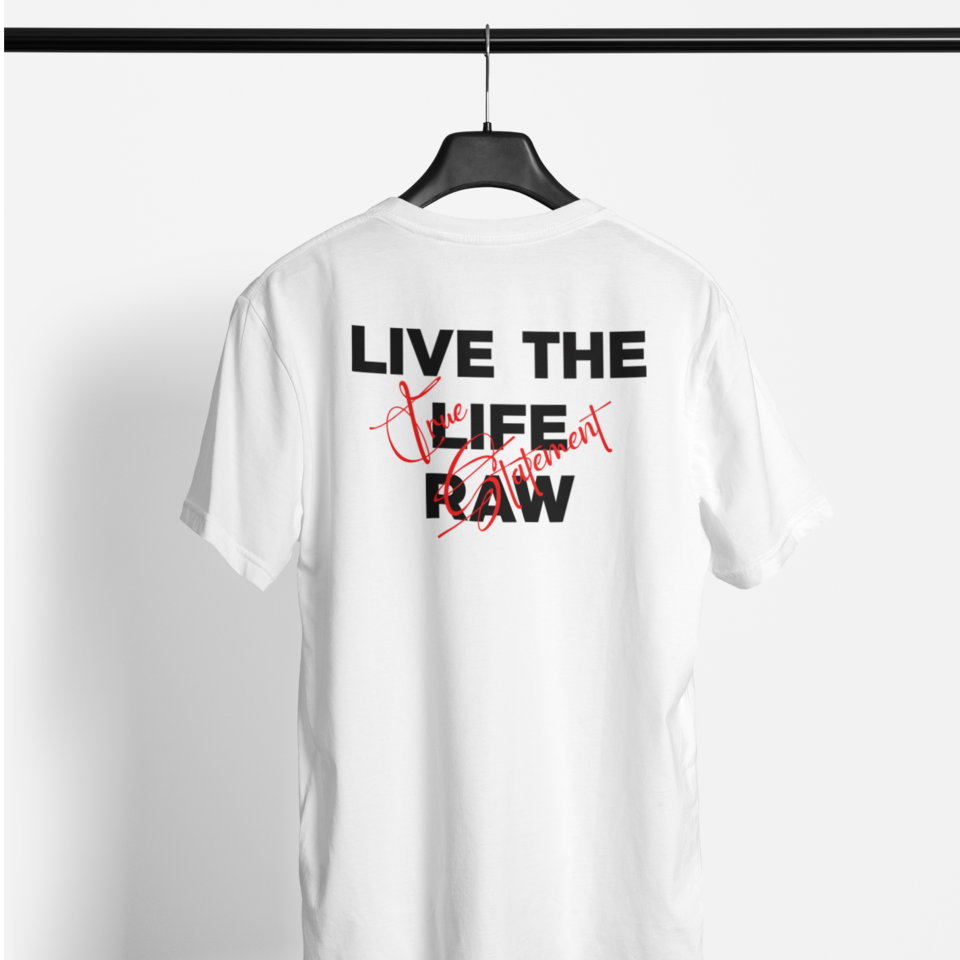 Life Raw Statement Herren - Heavy Oversized Organic Shirt Herren Heavy Oversized Shirt Heavy Oversized Organic Shirt True Statement