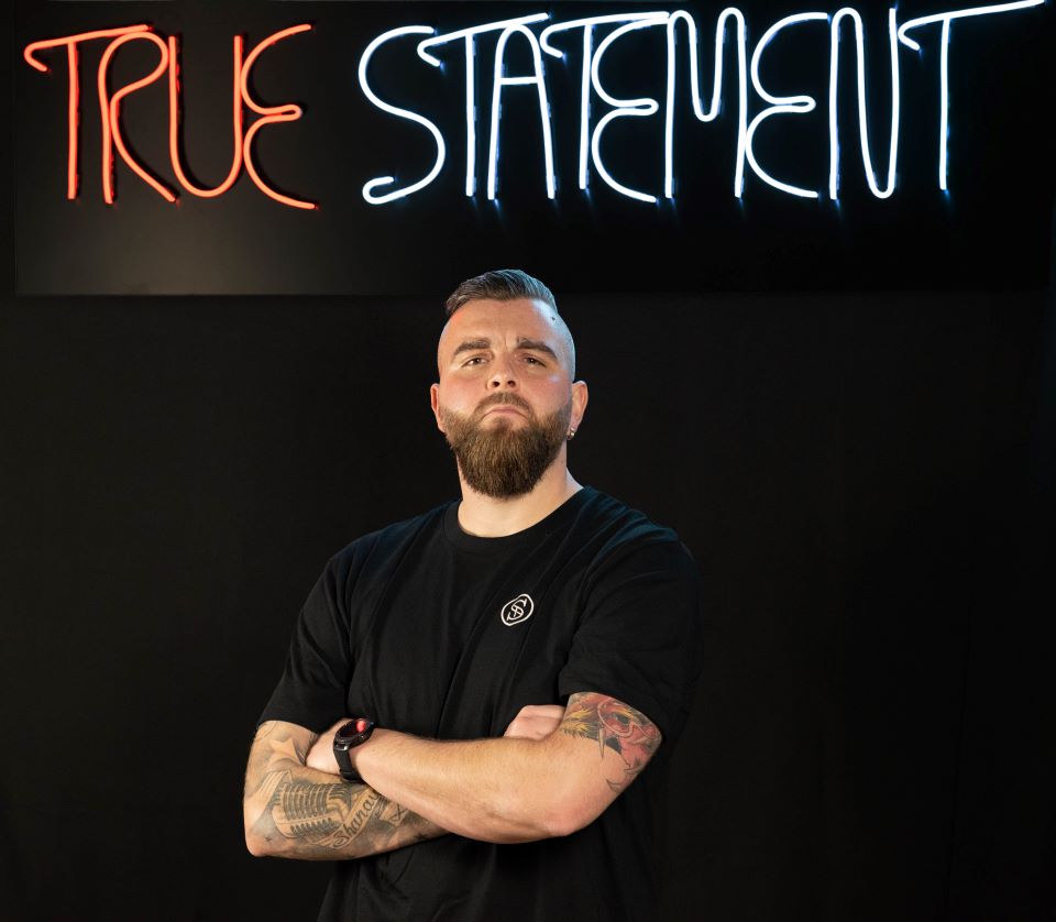 True Statement Crew Exclusive - Organic Shirt (Stick) Black Herren Shirt Organic Shirt (Stick) True Statement