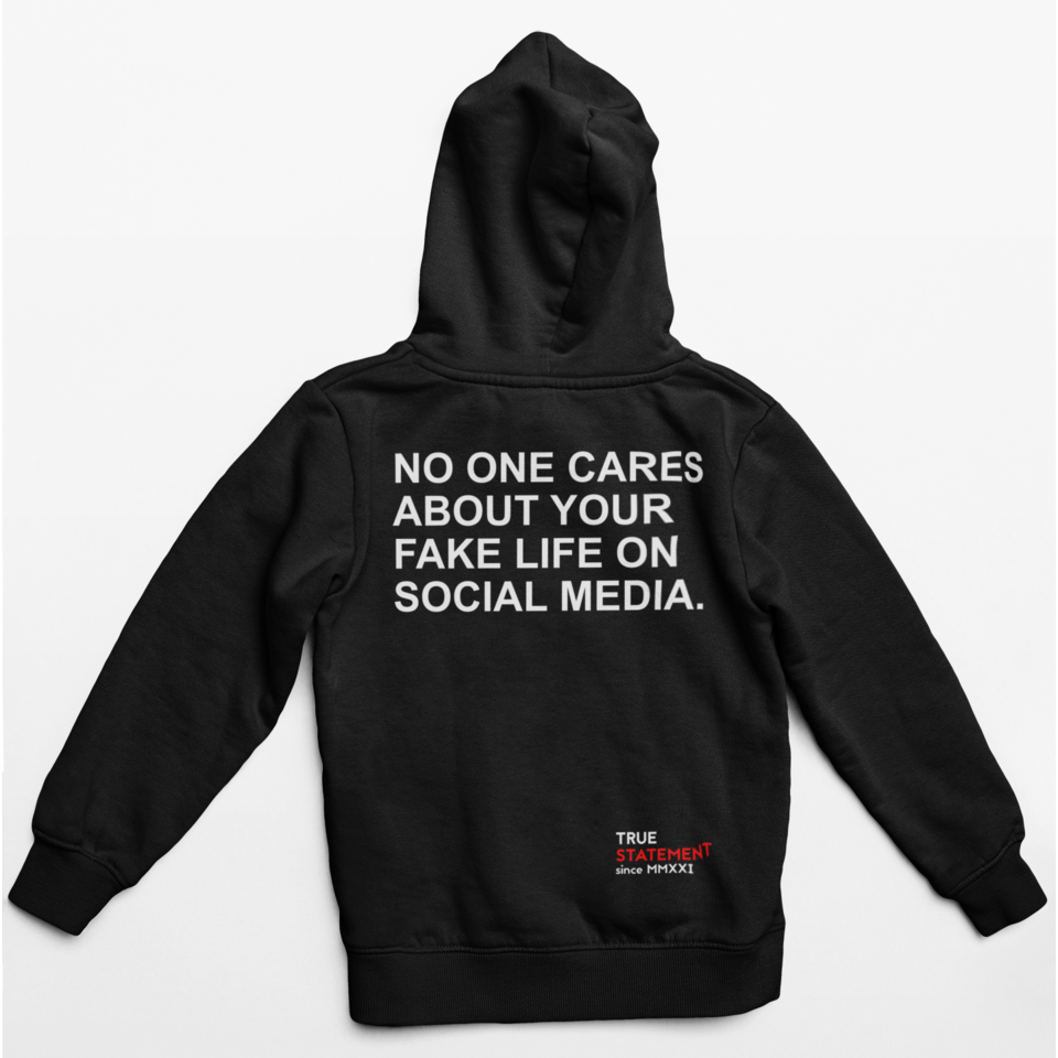 Social Media Herren - Organic Hoodie Herren Hoodies Organic Hoodie True Statement