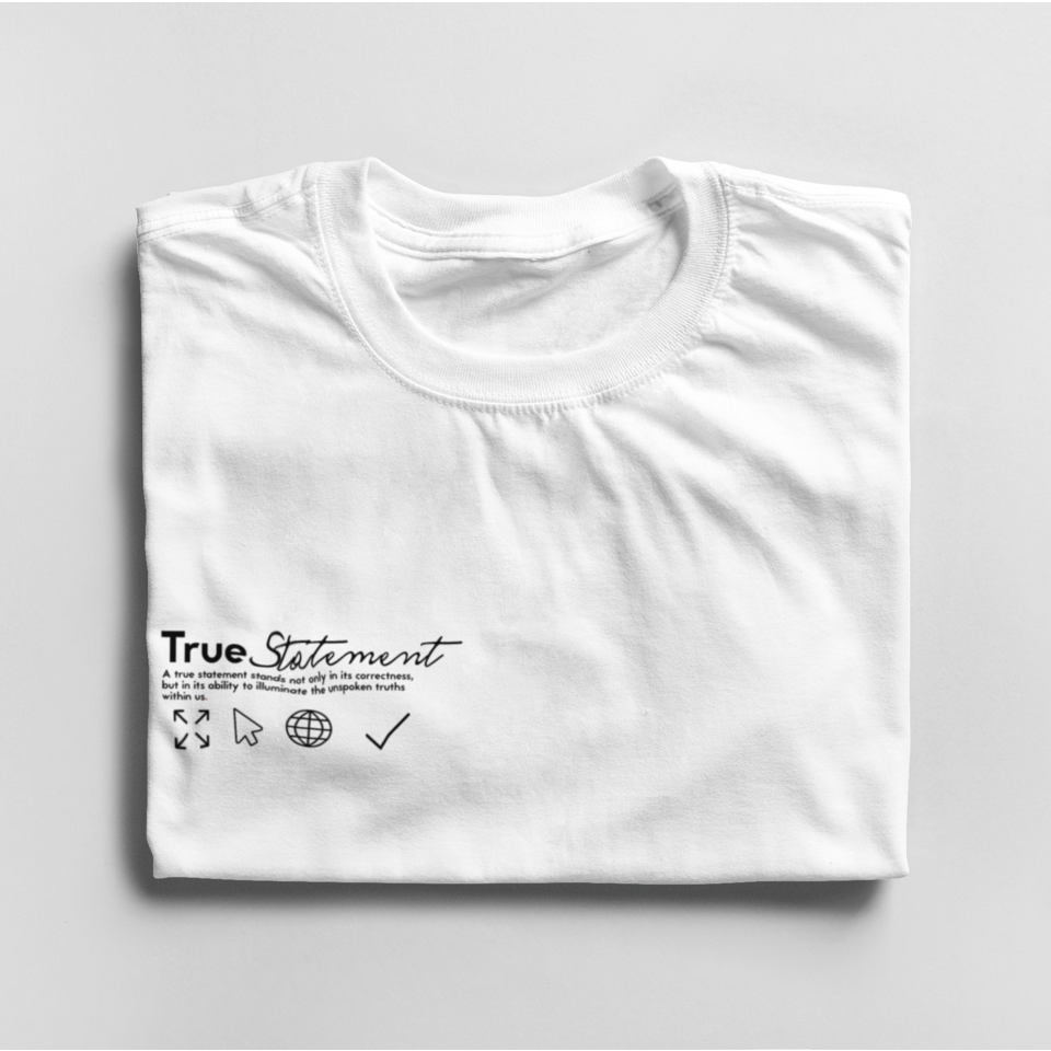 True Statement Meaning Herren - Organic Shirt Herren Shirt Organic Shirt True Statement