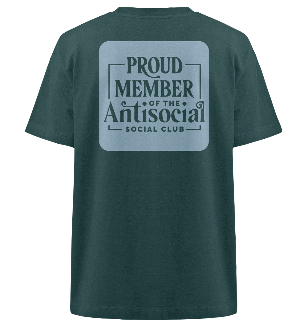 Member of Anti Social Social Club Statement Herren - Heavy Oversized Organic Shirt Glazed Green Herren Heavy Oversized Shirt Heavy Oversized Organic Shirt True Statement