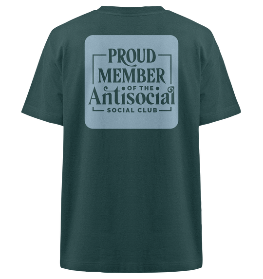 Member of Anti Social Social Club Statement Herren - Heavy Oversized Organic Shirt Glazed Green Herren Heavy Oversized Shirt Heavy Oversized Organic Shirt True Statement