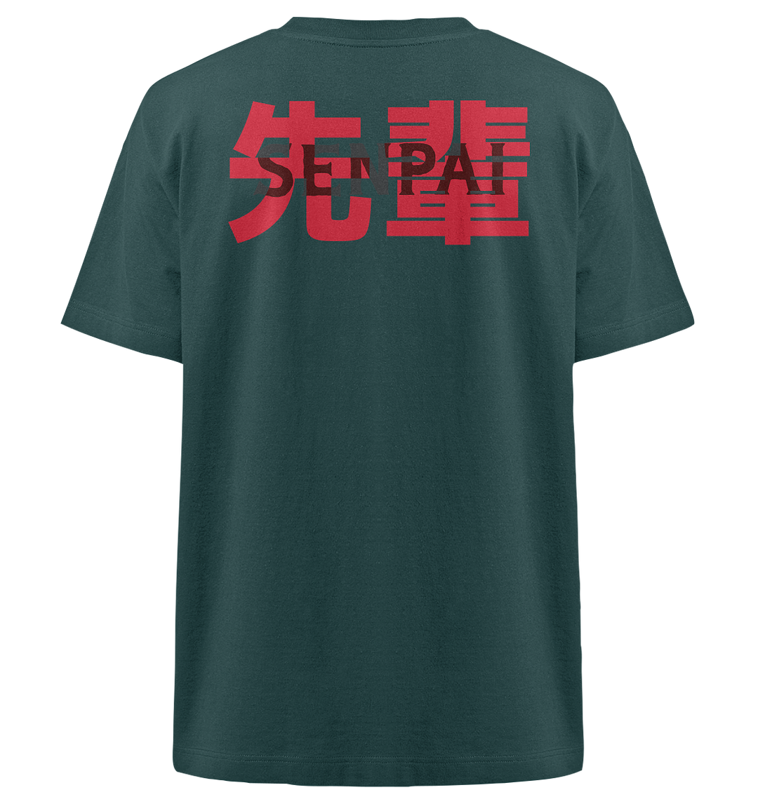 Senpai Statement Herren - Heavy Oversized Organic Shirt Glazed Green Herren Heavy Oversized Shirt Heavy Oversized Organic Shirt True Statement