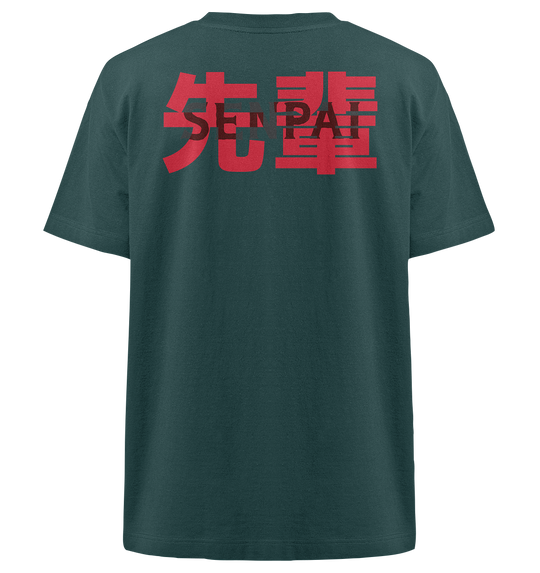 Senpai Statement Herren - Heavy Oversized Organic Shirt Glazed Green Herren Heavy Oversized Shirt Heavy Oversized Organic Shirt True Statement