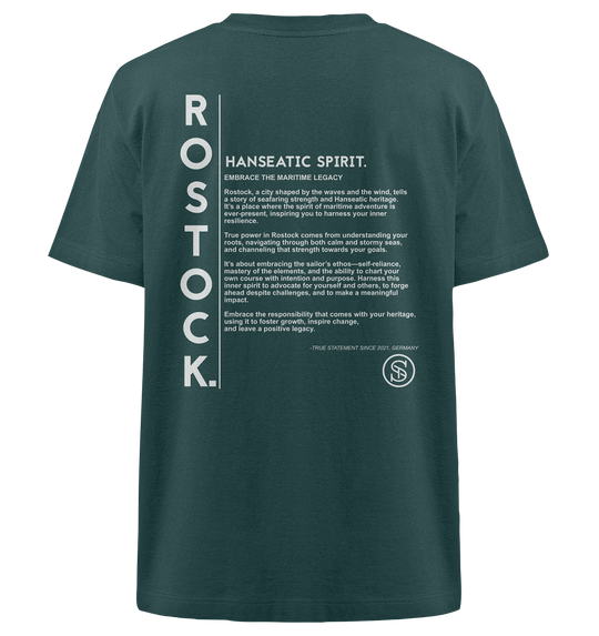 Rostock Herren - Heavy Oversized Organic Shirt Glazed Green Herren Heavy Oversized Shirt Heavy Oversized Organic Shirt True Statement