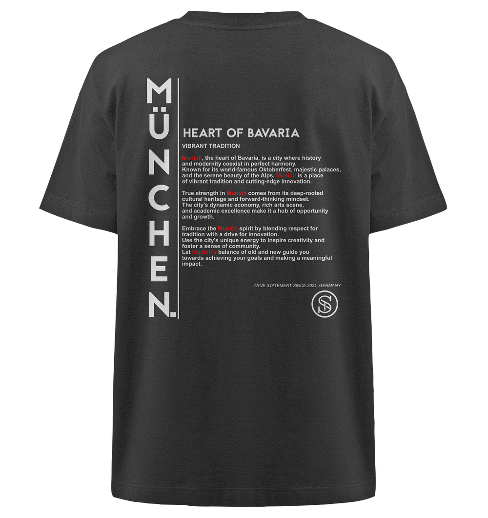 München Shirt Herren - Heavy Oversized Organic Shirt Black Herren Heavy Oversized Shirt Heavy Oversized Organic Shirt True Statement