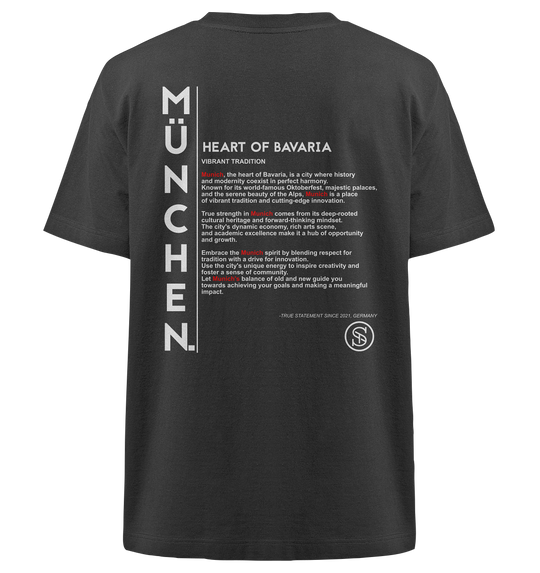 München Shirt Herren - Heavy Oversized Organic Shirt Black Herren Heavy Oversized Shirt Heavy Oversized Organic Shirt True Statement