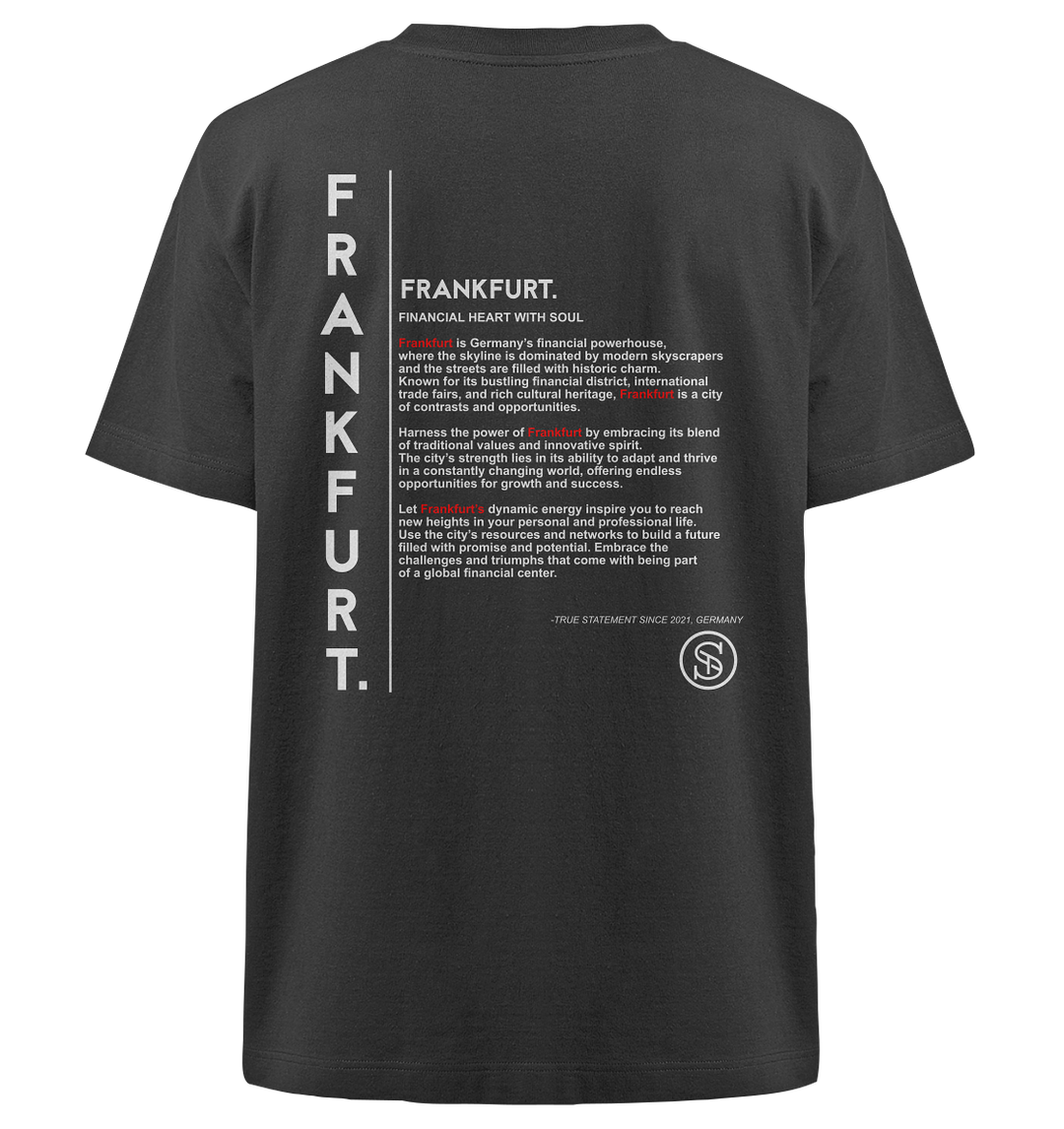 Frankfurt Shirt Herren - Heavy Oversized Organic Shirt Black Herren Heavy Oversized Shirt Heavy Oversized Organic Shirt True Statement