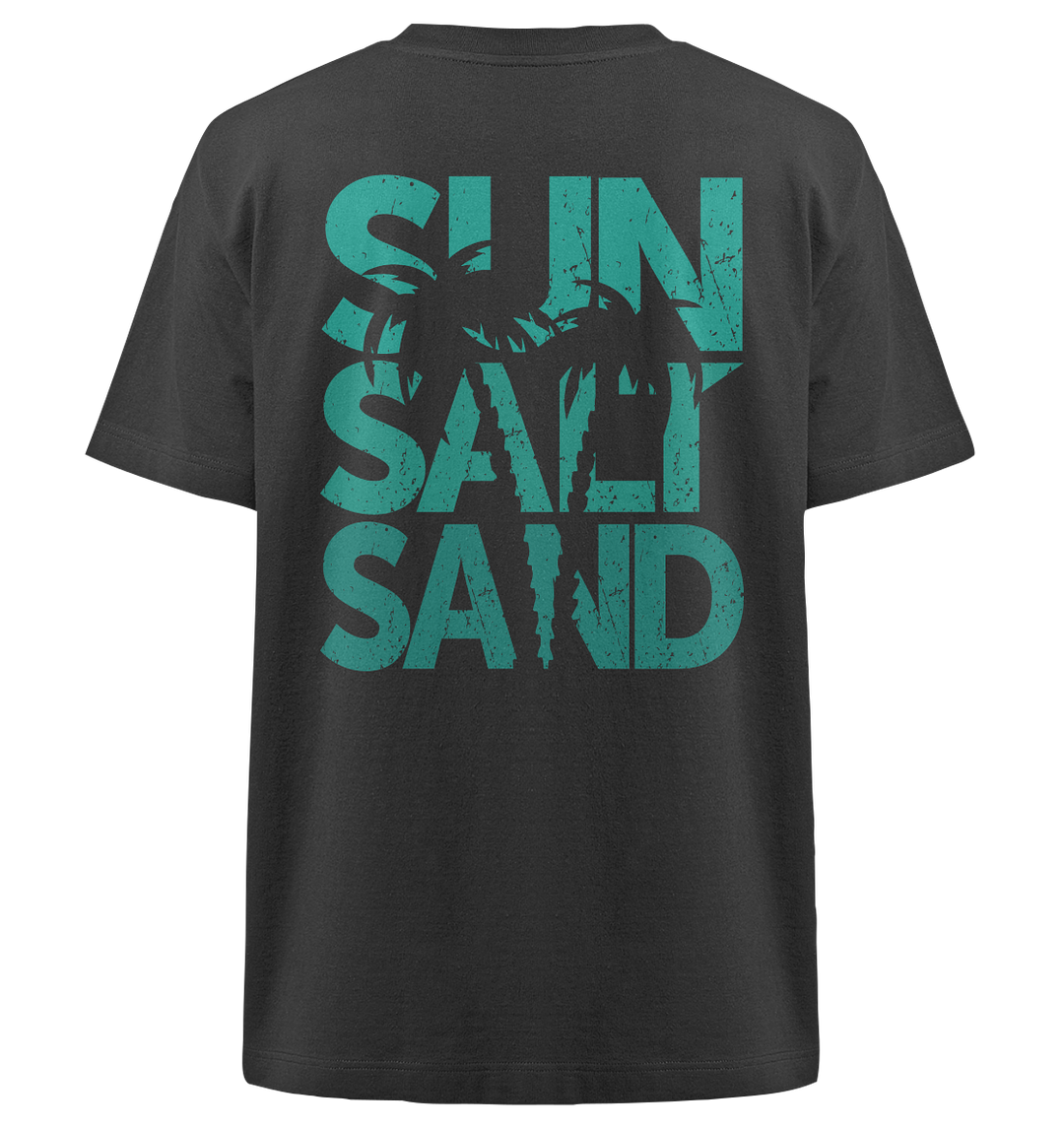 Sun Salt Sand Sommer 24 Herren - Heavy Oversized Organic Shirt Black Herren Heavy Oversized Shirt Heavy Oversized Organic Shirt True Statement