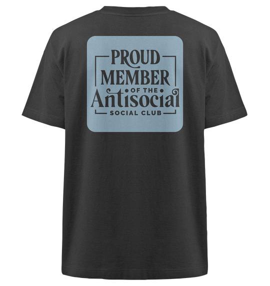 Member of Anti Social Social Club Statement Herren - Heavy Oversized Organic Shirt Black Herren Heavy Oversized Shirt Heavy Oversized Organic Shirt True Statement