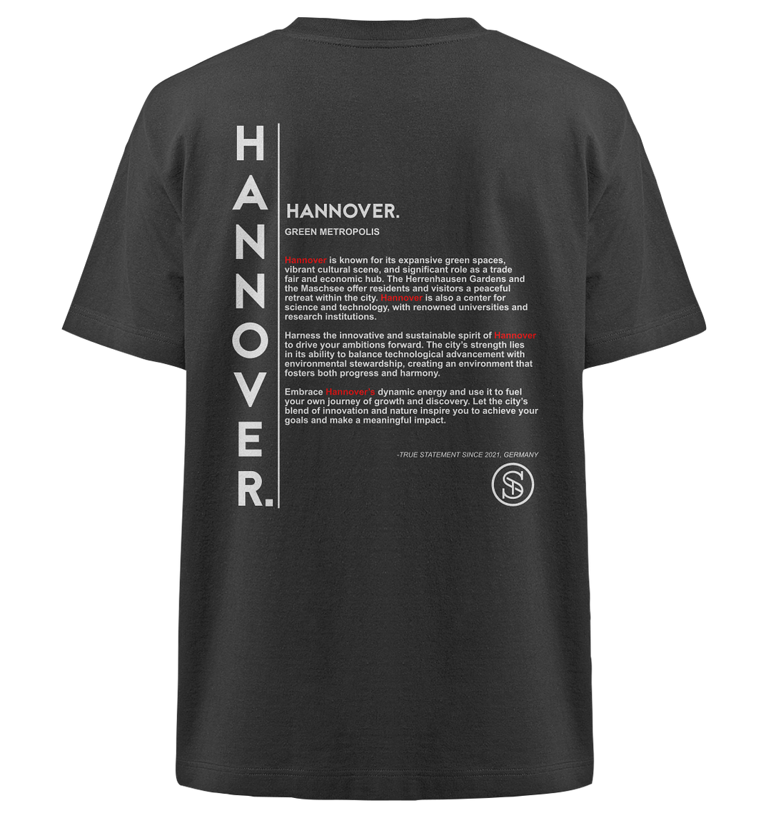 Hannover Shirt Herren - Heavy Oversized Organic Shirt Black Herren Heavy Oversized Shirt Heavy Oversized Organic Shirt True Statement