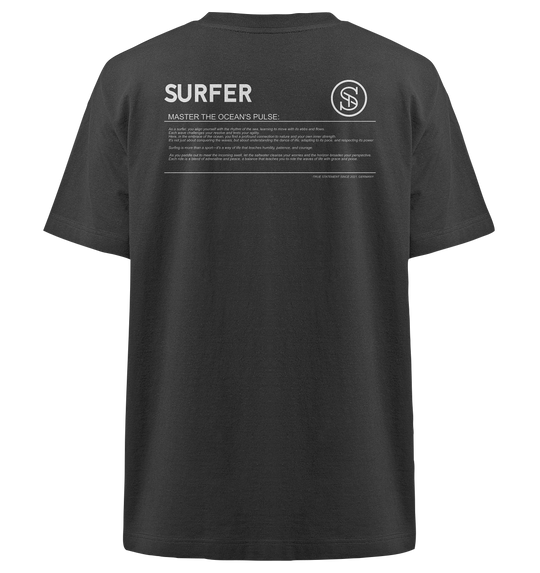 Surfer Sommer 24 Herren - Heavy Oversized Organic Shirt Black Herren Heavy Oversized Shirt Heavy Oversized Organic Shirt True Statement