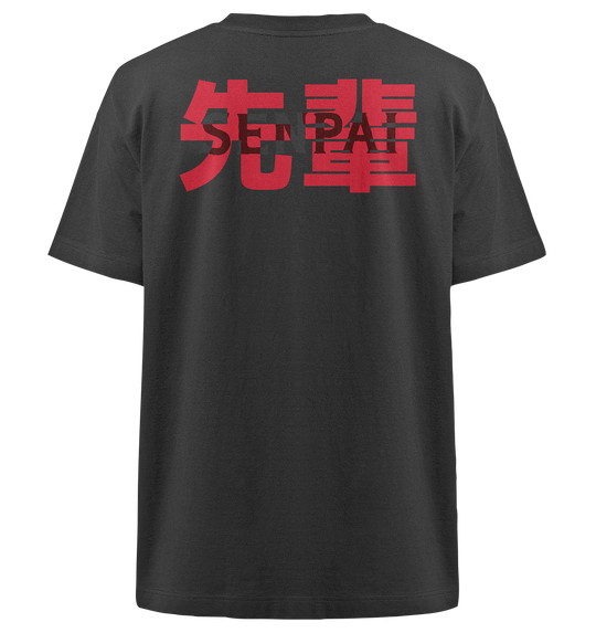 Senpai Statement Herren - Heavy Oversized Organic Shirt Black Herren Heavy Oversized Shirt Heavy Oversized Organic Shirt True Statement