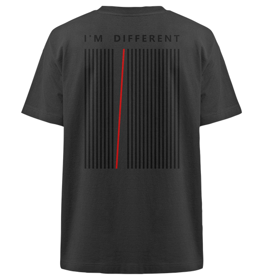 I'm Differnet Statement Herren - Heavy Oversized Organic Shirt Black Herren Heavy Oversized Shirt Heavy Oversized Organic Shirt True Statement