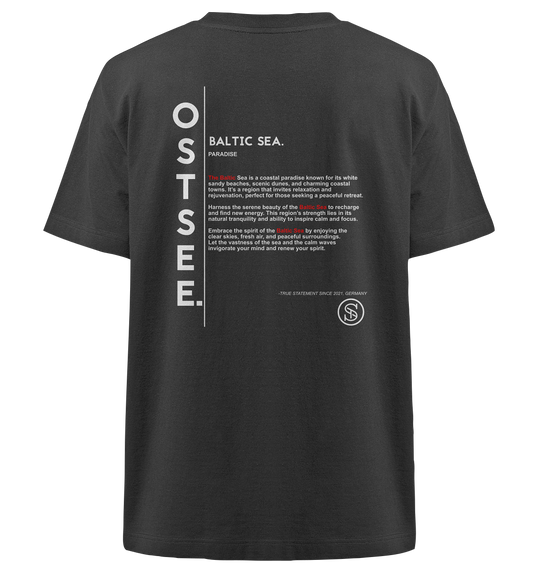 Ostsee Shirt Herren - Heavy Oversized Organic Shirt Black Herren Heavy Oversized Shirt Heavy Oversized Organic Shirt True Statement