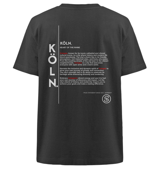 Köln Shirt Herren - Heavy Oversized Organic Shirt Black Herren Heavy Oversized Shirt Heavy Oversized Organic Shirt True Statement