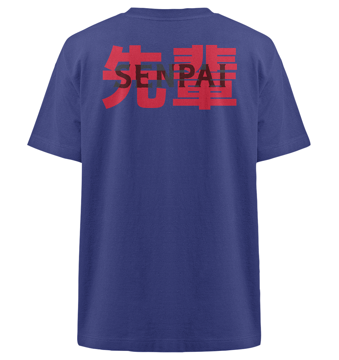 Senpai Statement Herren - Heavy Oversized Organic Shirt Worker Blue Herren Heavy Oversized Shirt Heavy Oversized Organic Shirt True Statement