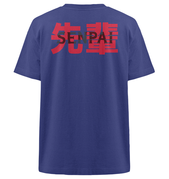 Senpai Statement Herren - Heavy Oversized Organic Shirt Worker Blue Herren Heavy Oversized Shirt Heavy Oversized Organic Shirt True Statement