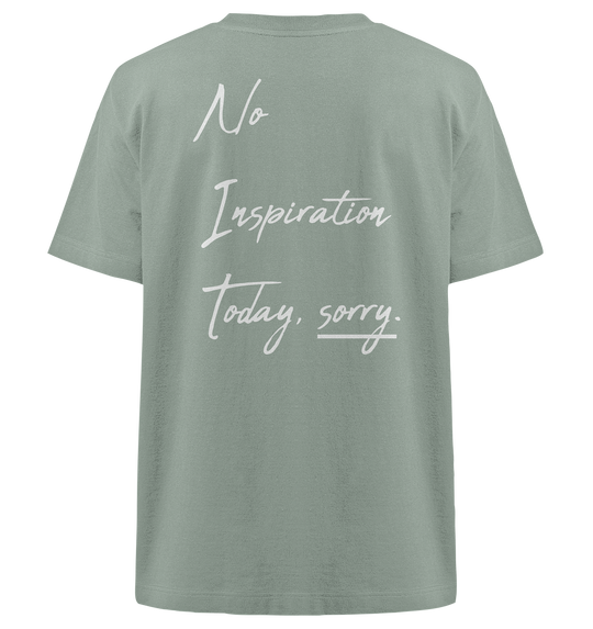 No Inspiration today, sorry. Statement Herren - Heavy Oversized Organic Shirt Aloe Herren Heavy Oversized Shirt Heavy Oversized Organic Shirt True Statement