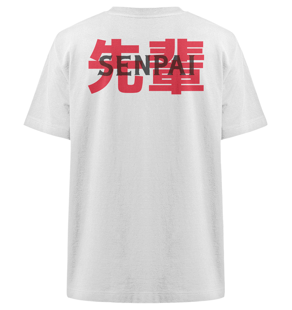 Senpai Statement Herren - Heavy Oversized Organic Shirt White Herren Heavy Oversized Shirt Heavy Oversized Organic Shirt True Statement