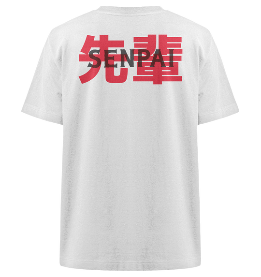 Senpai Statement Herren - Heavy Oversized Organic Shirt White Herren Heavy Oversized Shirt Heavy Oversized Organic Shirt True Statement