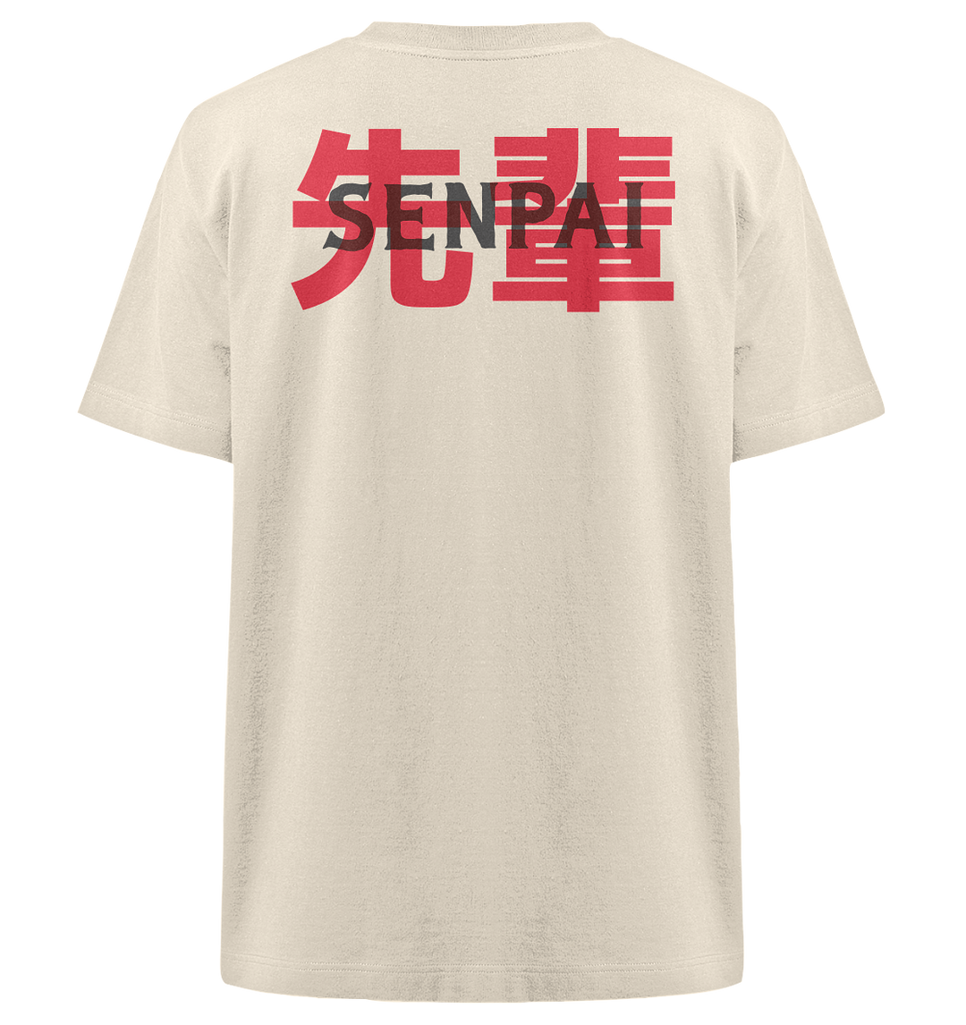 Senpai Statement Herren - Heavy Oversized Organic Shirt Natural Raw Herren Heavy Oversized Shirt Heavy Oversized Organic Shirt True Statement