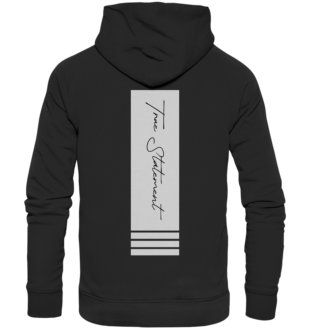 True Statement Signature II Herren - Organic Hoodie Black Herren Hoodies Organic Hoodie True Statement