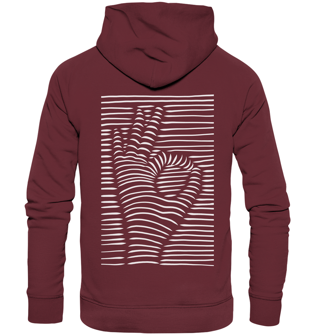 Illusion OK! Statement Herren - Organic Hoodie Burgundy Hoodies Organic Hoodie True Statement