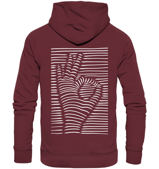 Illusion OK! Statement Herren - Organic Hoodie Burgundy Hoodies Organic Hoodie True Statement