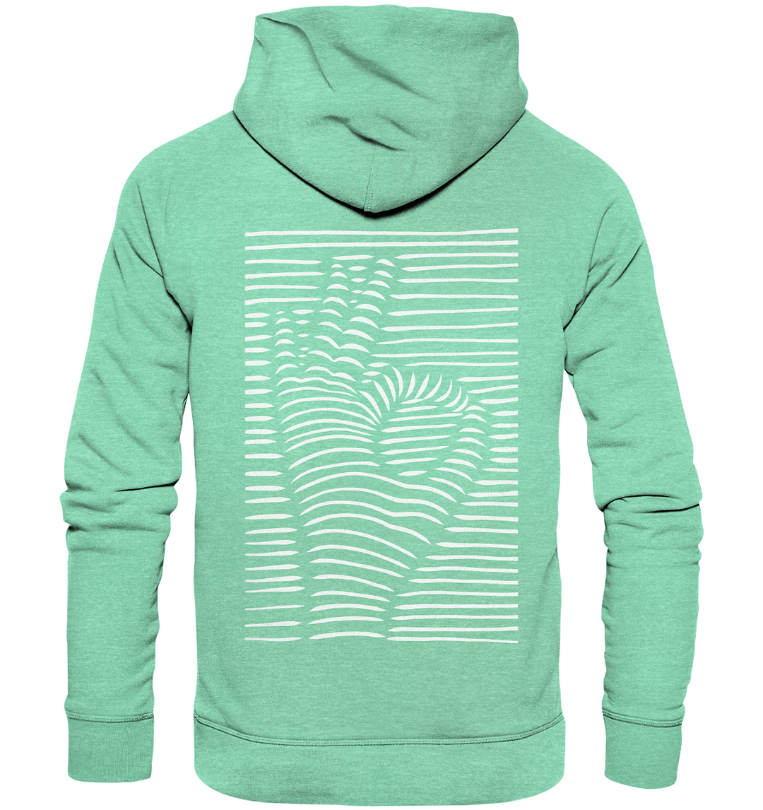 Illusion OK! Statement Herren - Organic Hoodie Mid Heather Green Hoodies Organic Hoodie True Statement