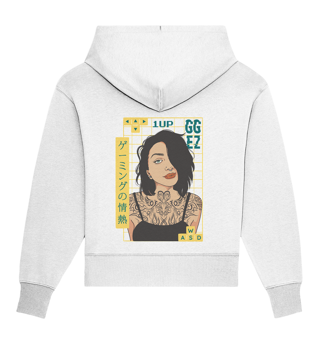 Gamer Girl Statement Herren - Organic Oversize Hoodie White Hoodies True Statement