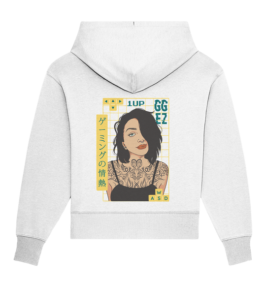 Gamer Girl Statement Herren - Organic Oversize Hoodie White Hoodies True Statement