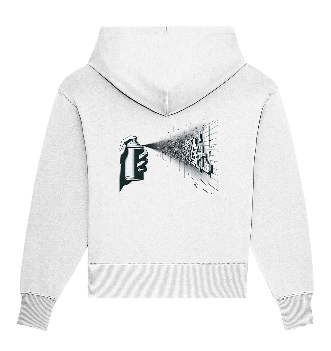 Statement Graffiti Herren - Organic Oversize Hoodie White Herren Oversized Hoodies Organic Oversize Hoodie True Statement