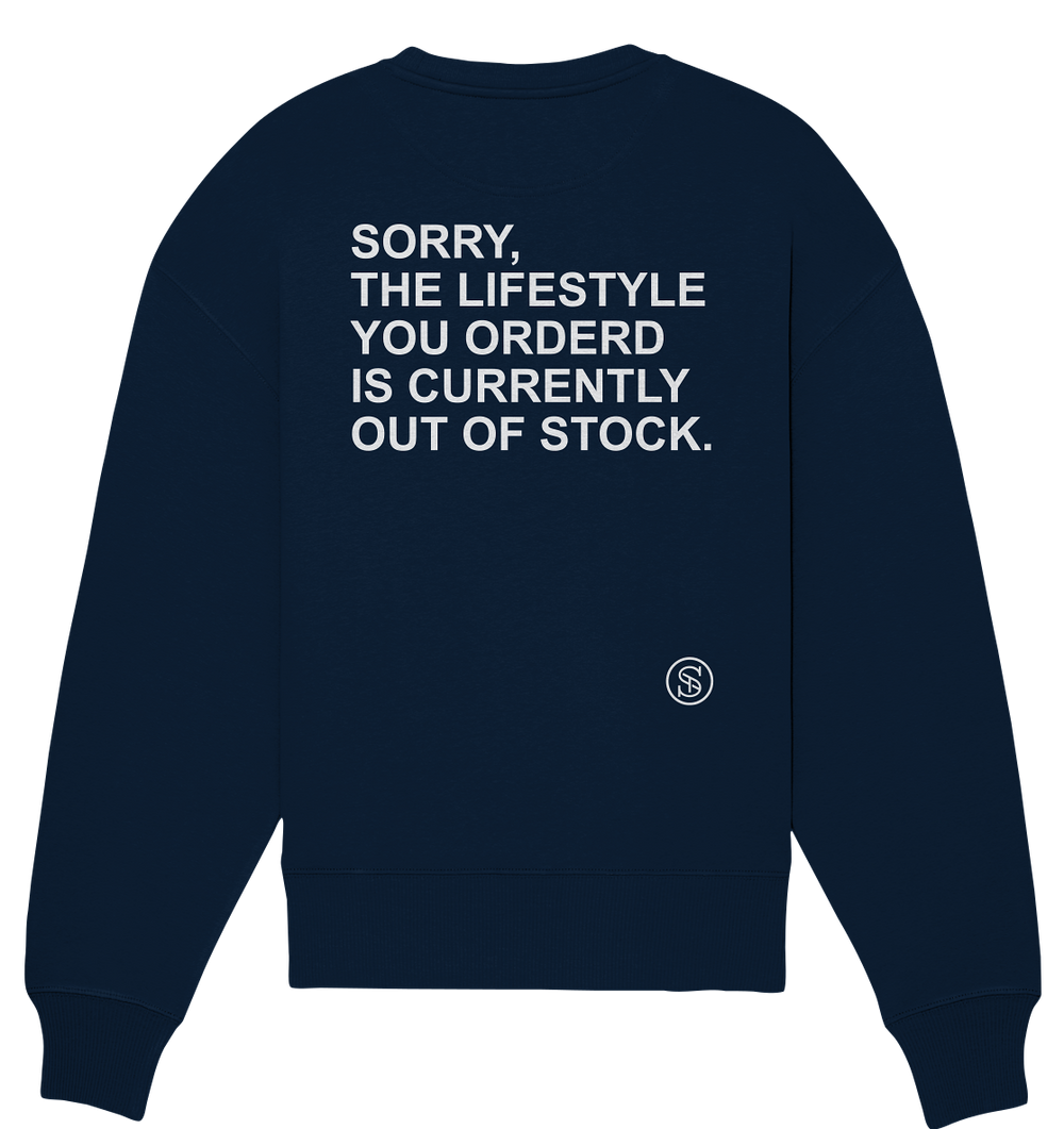 Lifestyle Statement Herren - Organic Oversize Sweatshirt French Navy Herren Oversized Sweatshirts Organic Oversize Sweatshirt True Statement