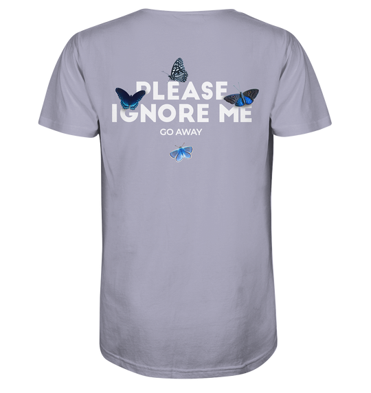 Please Ignore Me Herren - Organic Shirt Lavender Herren Shirt Organic Shirt True Statement