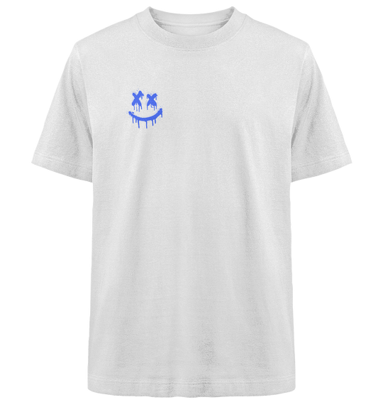 Smiley Graffiti XX Herren - Heavy Oversized Organic Shirt White Herren Heavy Oversized Shirt Heavy Oversized Organic Shirt True Statement