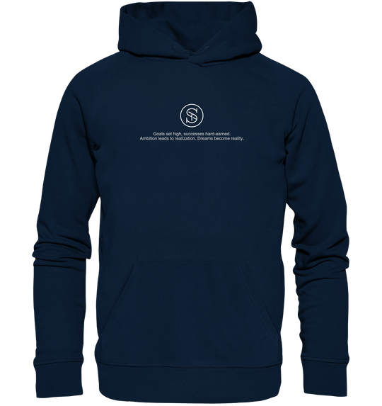 Dreams Become Reality UNISEX TS Crew Exclusive - Organic Hoodie French Navy Hoodies Organic Hoodie True Statement