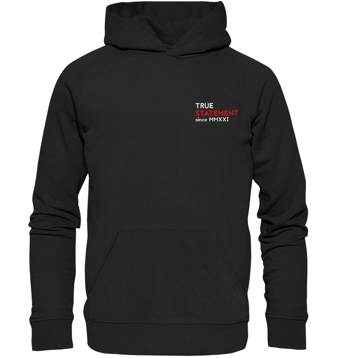 Average Herren - Organic Hoodie Black Hoodies Organic Hoodie True Statement