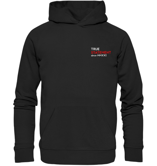 Average Herren - Organic Hoodie Black Hoodies Organic Hoodie True Statement