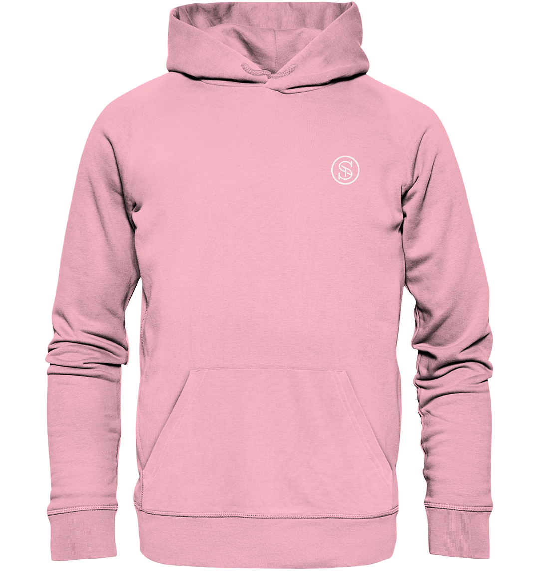 Humble Hustle Hard Herren - Organic Hoodie Cotton Pink Hoodies Organic Hoodie True Statement