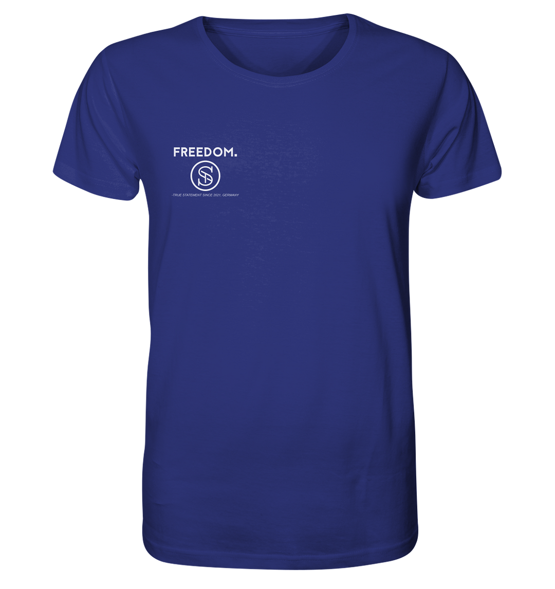 Freedom Herren - Organic Shirt Worker Blue Herren Shirt Organic Shirt True Statement