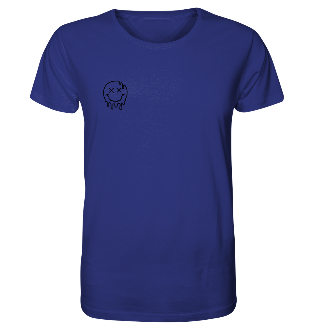 Schmelzender Smiley Herren - Organic Shirt Worker Blue Herren Shirt Organic Shirt True Statement