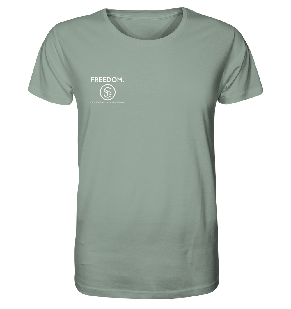 Freedom Herren - Organic Shirt Aloe Herren Shirt Organic Shirt True Statement