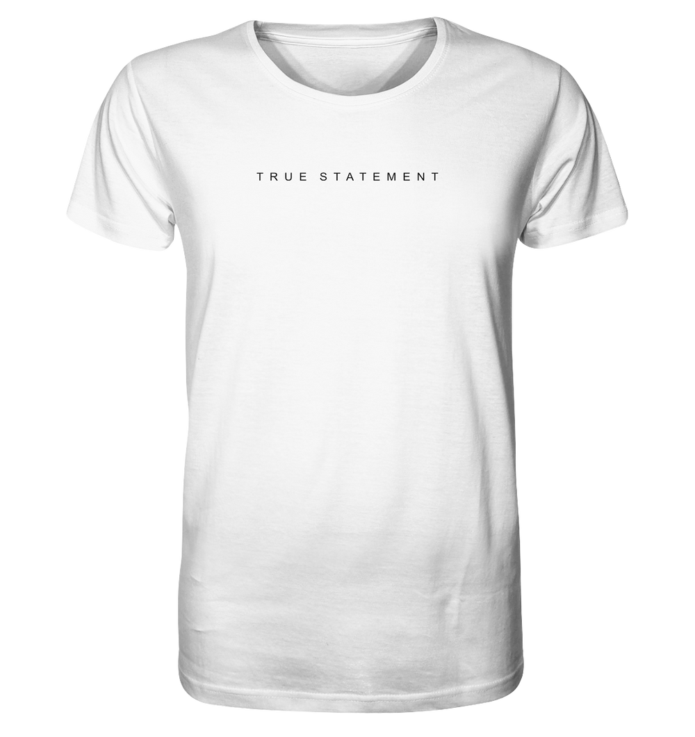 True Statement Schriftzug 24 Herren - Organic Shirt White Herren Shirt Organic Shirt True Statement
