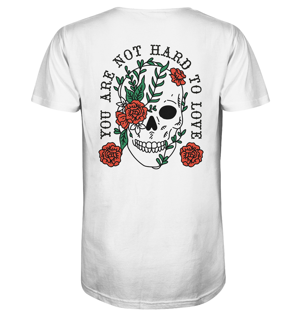 Not Hard to Love Herren - Organic Shirt White Herren Shirt Motiv Organic Shirt True Statement