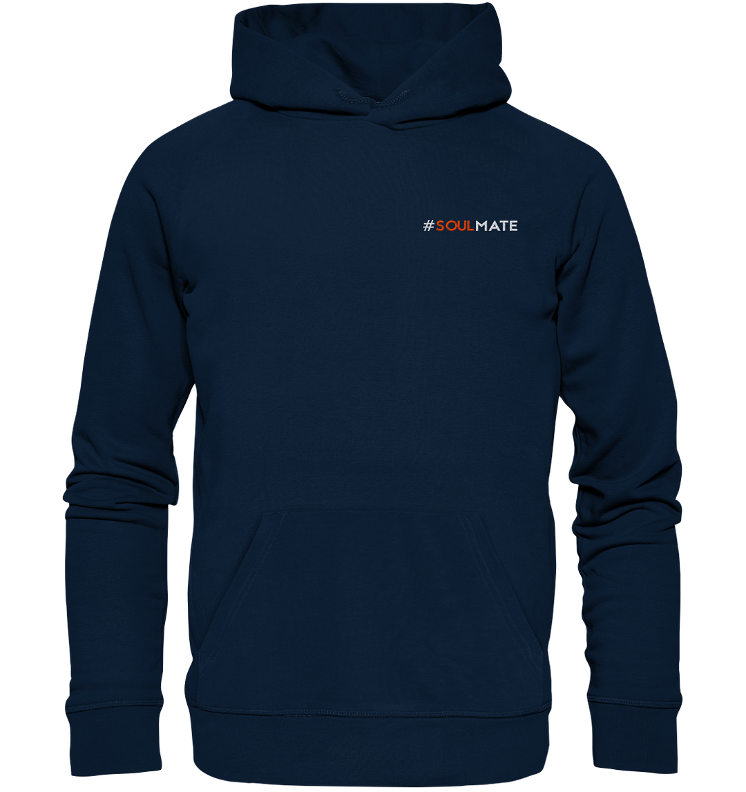 #Soulmate - Organic Hoodie (Stick) French Navy