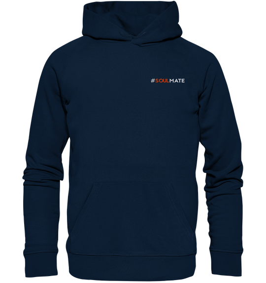 #Soulmate - Organic Hoodie (Stick) French Navy